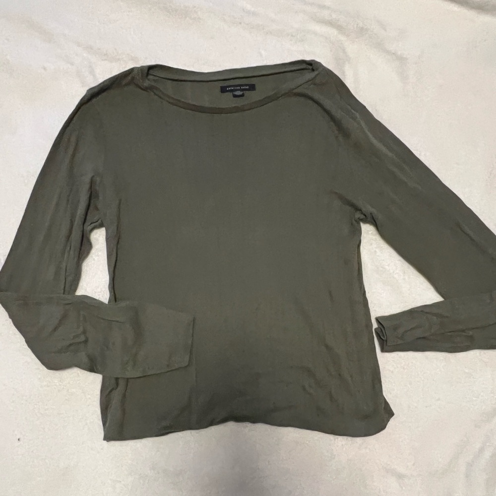 American Eagle Pointelle Longsleeve